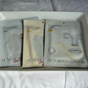 SUNGBOON Deep Collagen Sheet Mask Trio -